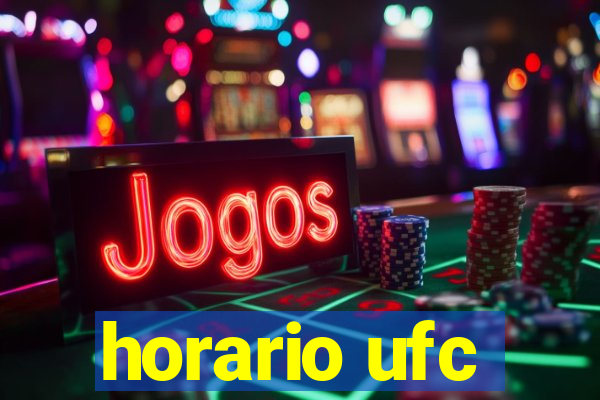 horario ufc