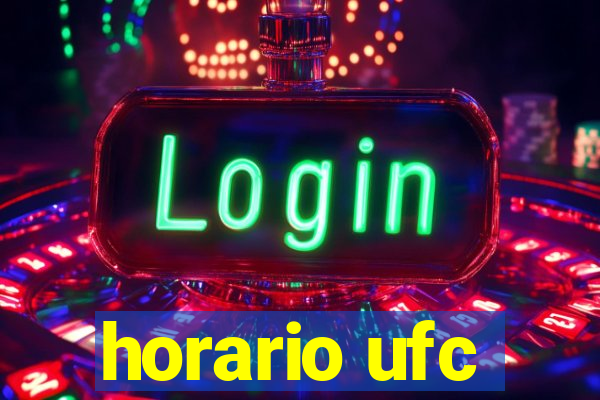 horario ufc