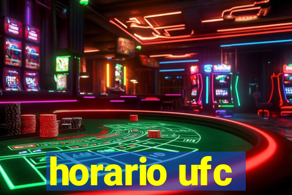 horario ufc