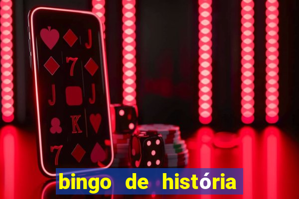 bingo de história 6 ano