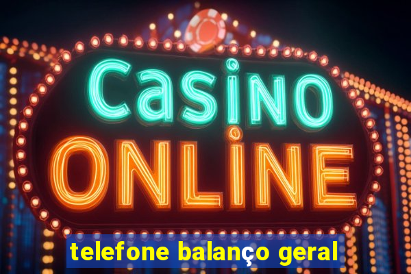 telefone balanço geral