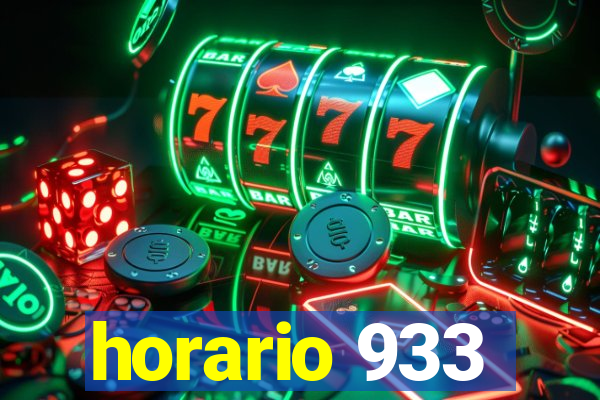 horario 933