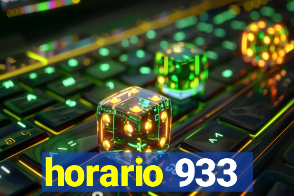 horario 933