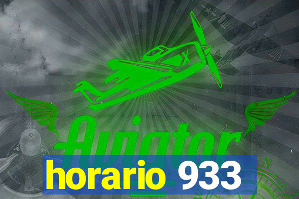 horario 933