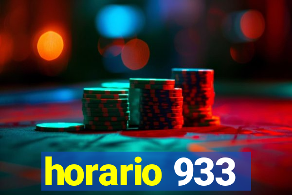 horario 933