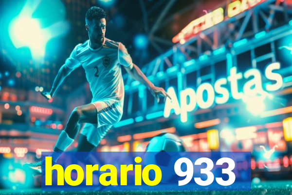 horario 933