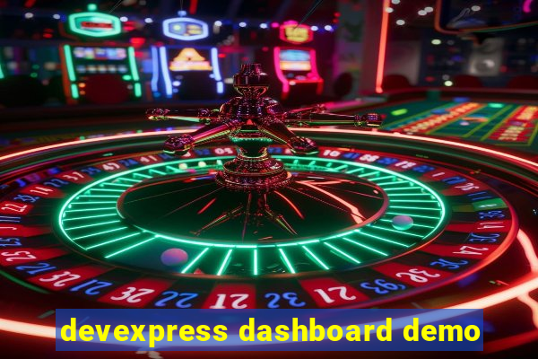 devexpress dashboard demo