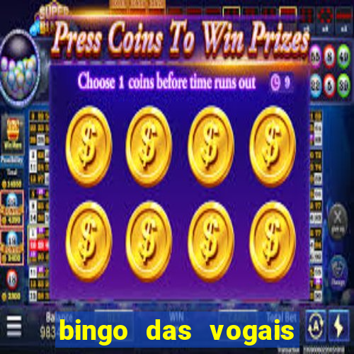 bingo das vogais colorido para imprimir