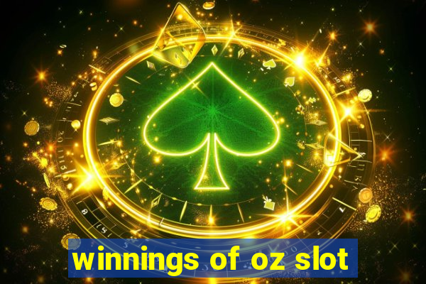 winnings of oz slot