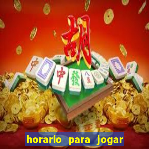 horario para jogar fortune mouse