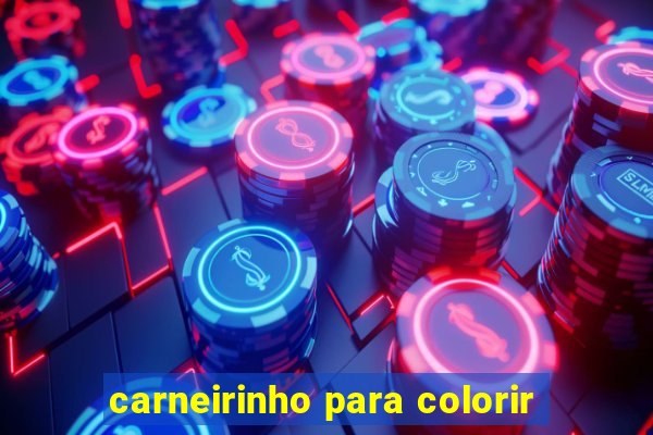 carneirinho para colorir