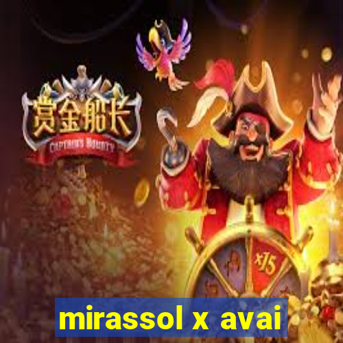 mirassol x avai