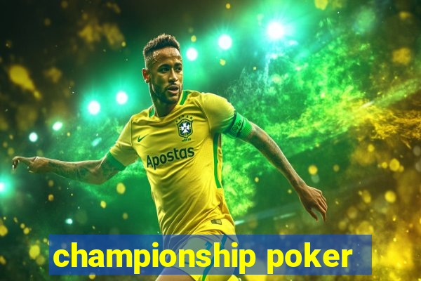 championship poker