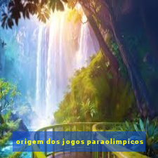 origem dos jogos paraolimpicos