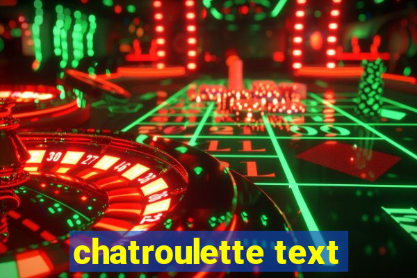 chatroulette text