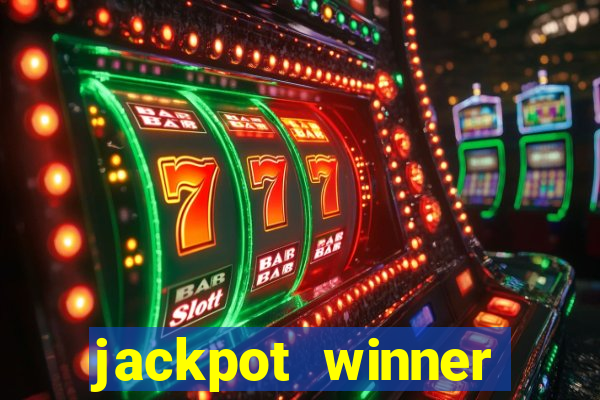 jackpot winner casino slot