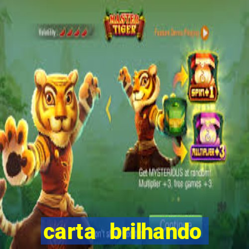 carta brilhando fortune tiger