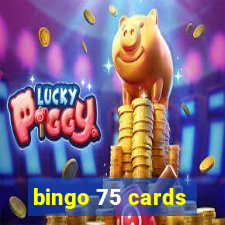 bingo 75 cards