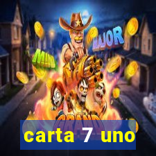 carta 7 uno