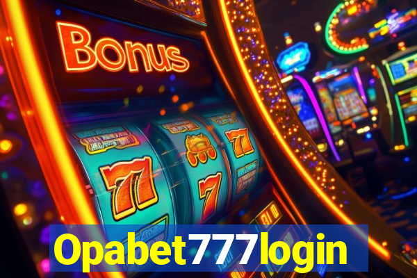 Opabet777login