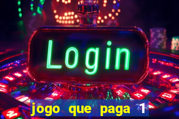 jogo que paga 1 real no pix