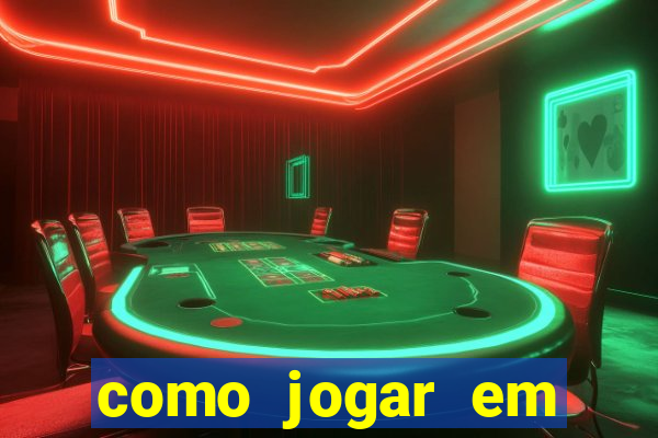 como jogar em numeros na roleta