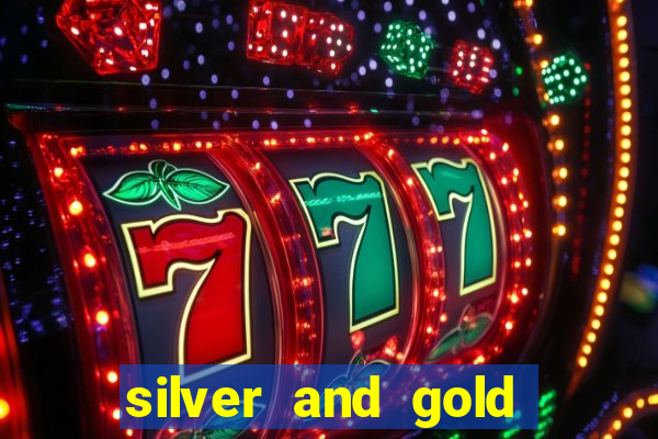 silver and gold slot machine