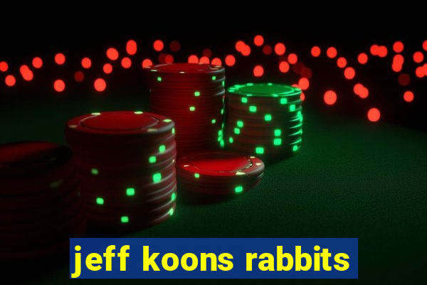 jeff koons rabbits