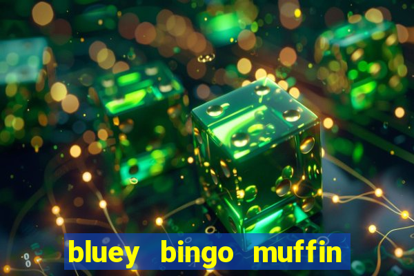 bluey bingo muffin and socks