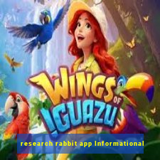 research rabbit app Informational