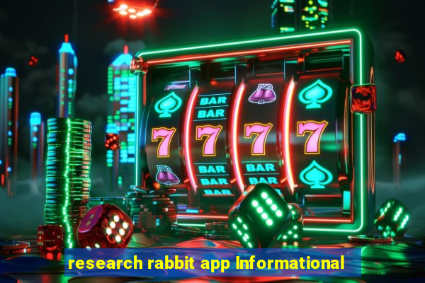 research rabbit app Informational