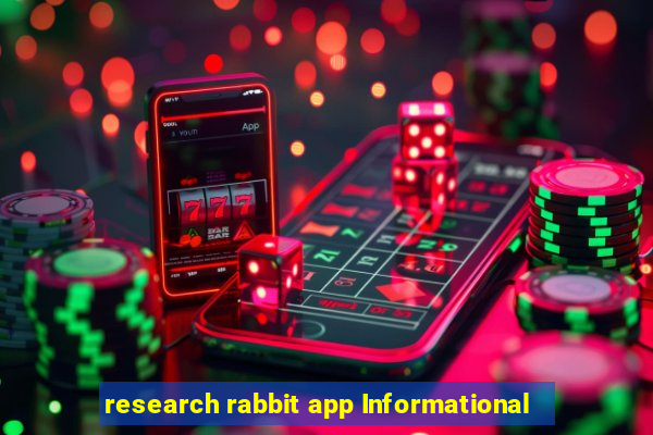 research rabbit app Informational