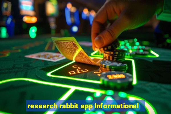 research rabbit app Informational