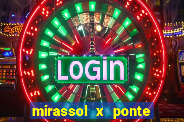 mirassol x ponte preta palpite