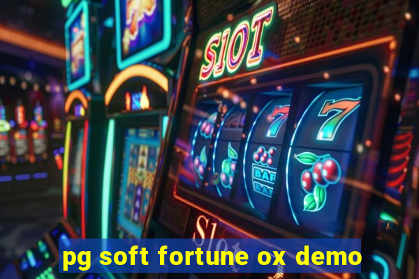 pg soft fortune ox demo