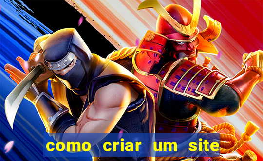 como criar um site de jogos