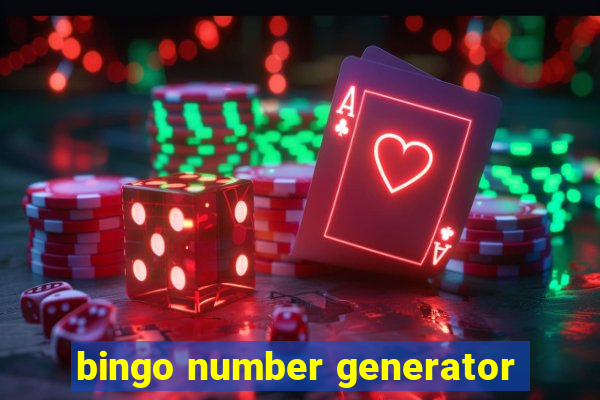 bingo number generator