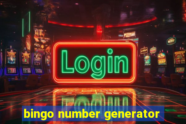 bingo number generator