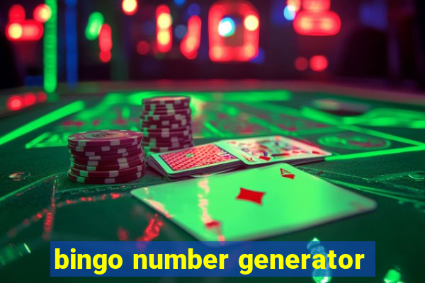 bingo number generator