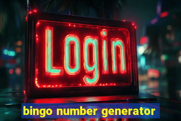 bingo number generator