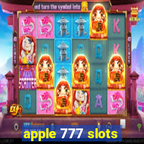 apple 777 slots