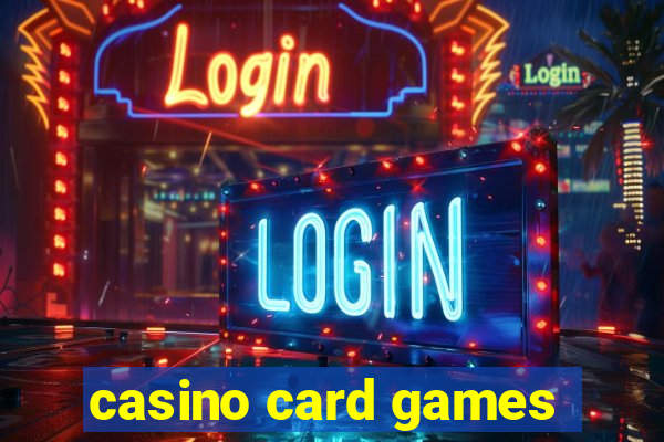 casino card games