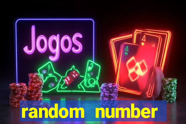 random number generator slot machine