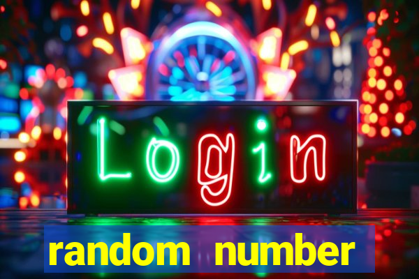 random number generator slot machine