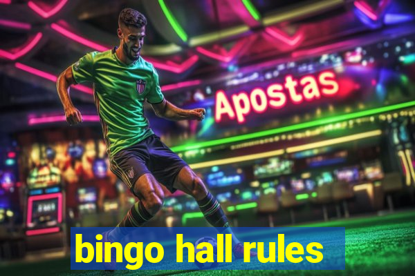 bingo hall rules