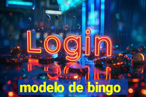 modelo de bingo