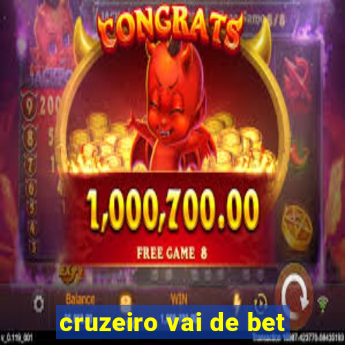 cruzeiro vai de bet