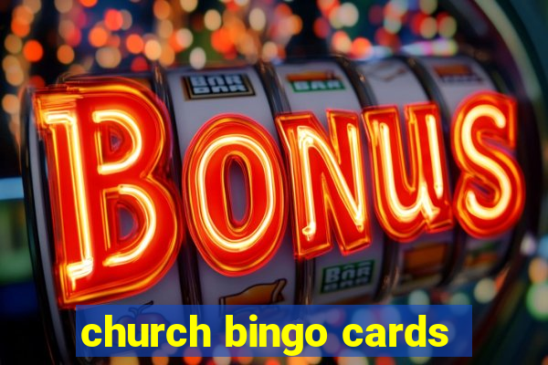 church bingo cards