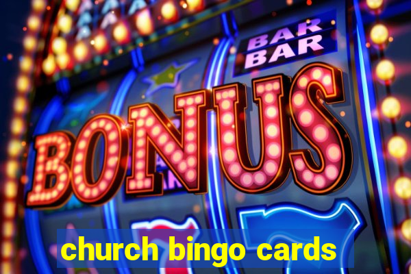 church bingo cards