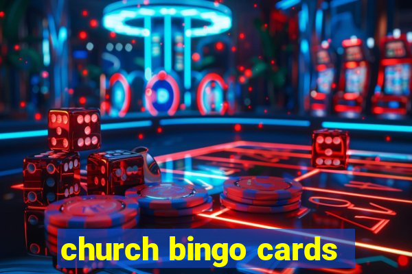 church bingo cards